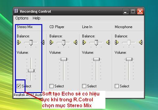 Hướng Dẫn Cách Tạo Echo (tiếng vang) 